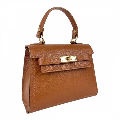 Tan Leather Mini Handbag - Bella Blanco - Modalova