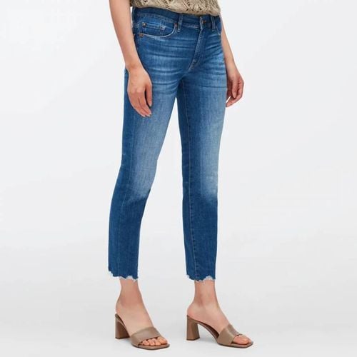 Mid Stretch Roxanne Worn Hem Jeans - 7 For All Mankind - Modalova