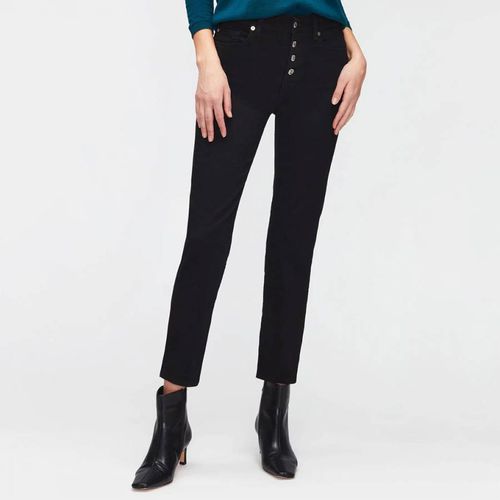 Straight Cropped Stretch Exposed Buttons Jeans - 7 For All Mankind - Modalova