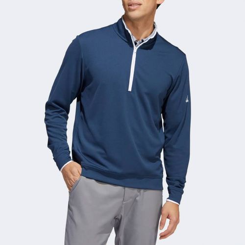 Navy 1/4 Zip Sweatshirt - Adidas Golf - Modalova