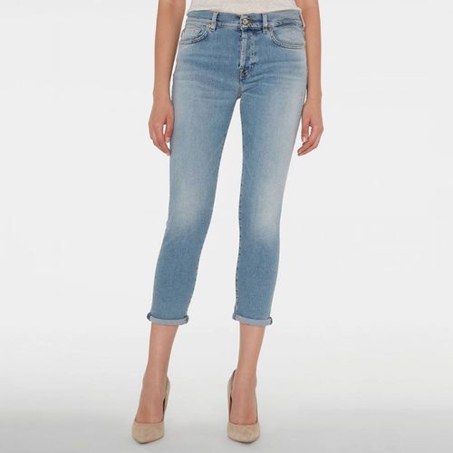 Light Asher Cropped Stretch Jeans - 7 For All Mankind - Modalova