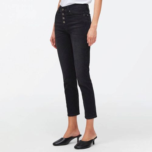 Black Roxanne Exposed Buttons Jeans - 7 For All Mankind - Modalova