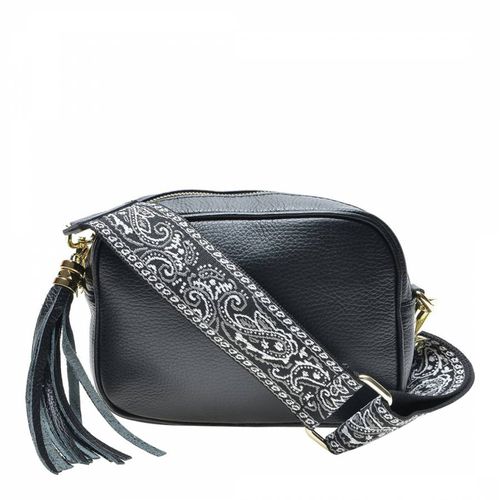 Leather Tassel Detail Shoulder Bag - Anna Luchini - Modalova
