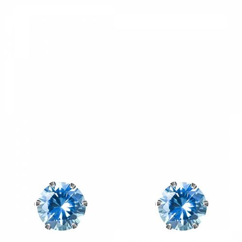 Light Blue Stud Earrings - Liv Oliver - Modalova