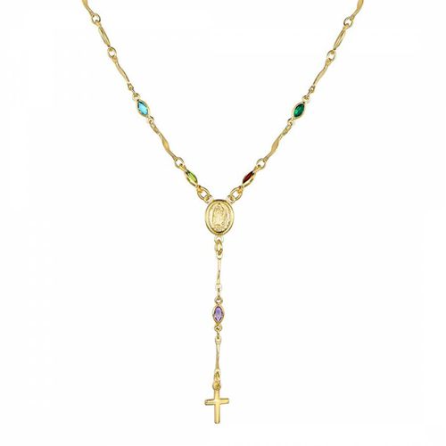 K Multi Color Rosary Necklace - Liv Oliver - Modalova