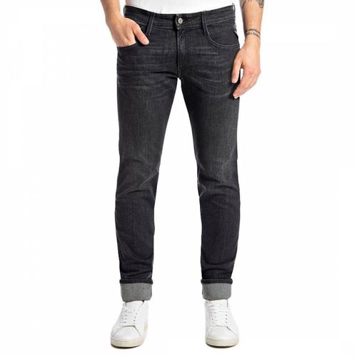 Washed Anbass Slim Stretch Jeans - Replay - Modalova