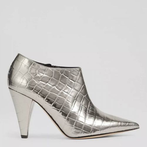Silver Metallic Talulla Heeled Boots - L K Bennett - Modalova