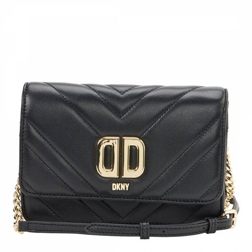 Black Gold Delphine Flap Crossbody - DKNY - Modalova