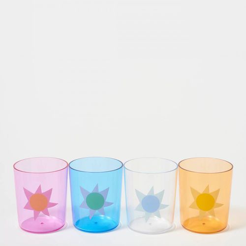 Set of 4 Poolside Highball Tumbler Utopia - Sunnylife - Modalova