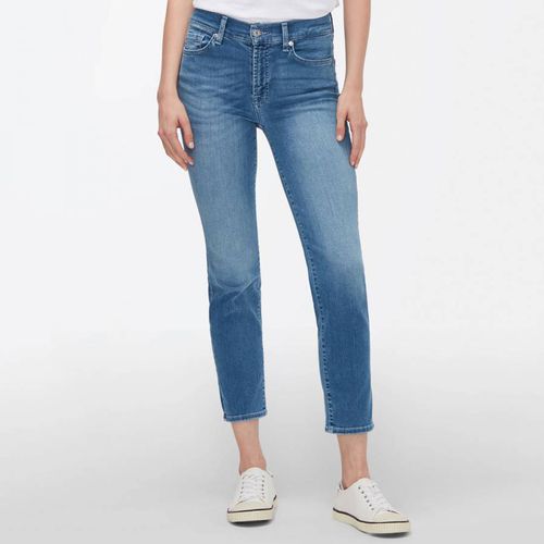 Blue Roxanne Cropped Jeans - 7 For All Mankind - Modalova