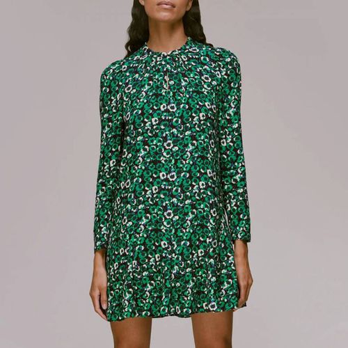 Green Millie Floral Mini Dress - WHISTLES - Modalova