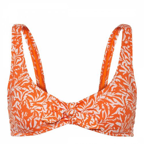 Tortola triangle bikini top in orange - Heidi Klein