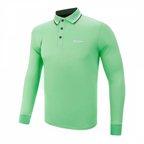 Green Long Sleeve Polo Shirt - Ben Hogan - Modalova