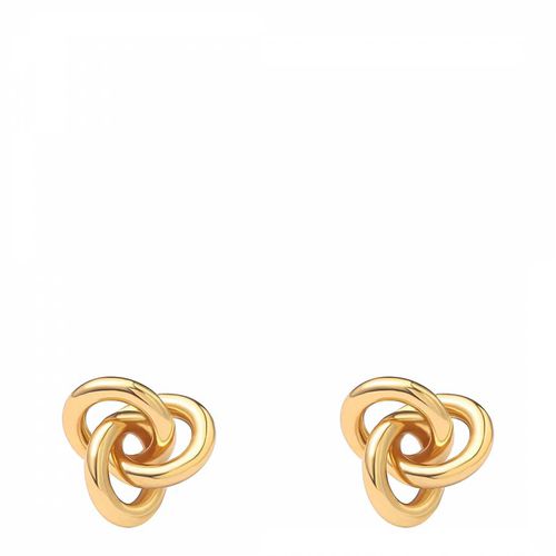 K Love Knot Polished Earrings - Chloe Collection by Liv Oliver - Modalova