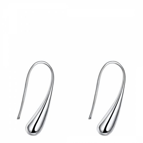 Silver Plated Teardrop Earrings - Ma Petite Amie - Modalova