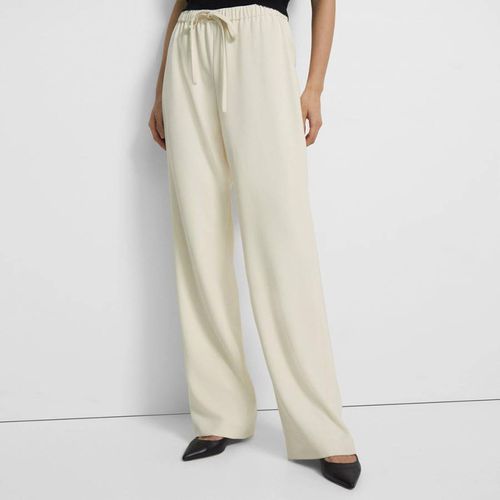 Rice Wide Leg Relaxed Trousers - Theory - Modalova