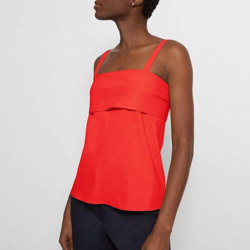 Red Tie Back Top - Theory - Modalova