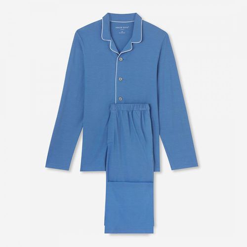 Blue Basel 12 Jersey Pyjama Set - DEREK ROSE - Modalova