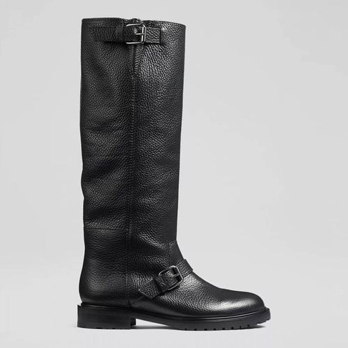 Noemi Leather Knee High Biker Boots - L K Bennett - Modalova