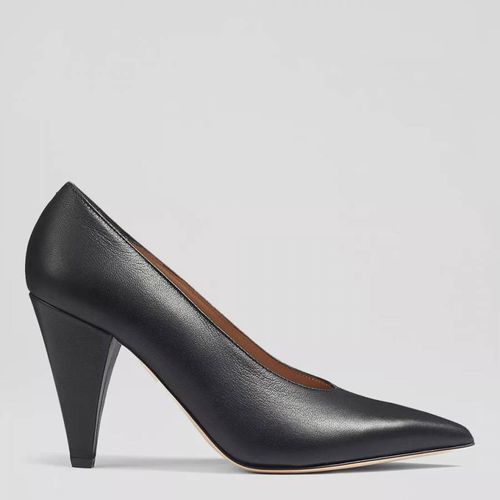 Micaela Leather Cone Heel Courts - L K Bennett - Modalova