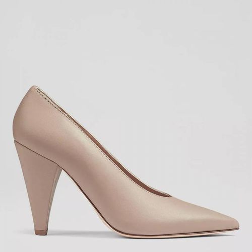 Beige Stila Leather Courts - L K Bennett - Modalova