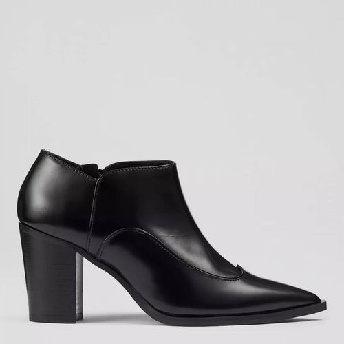 Frances Polished Leather WesternStyle Ankle Boots - L K Bennett - Modalova
