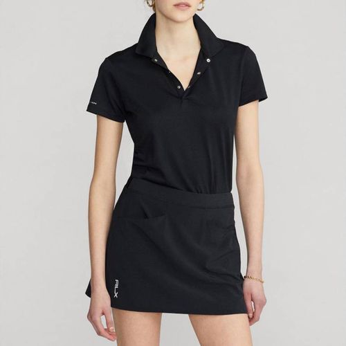 Black Pique Stretch Polo Shirt - Polo Ralph Lauren - Modalova