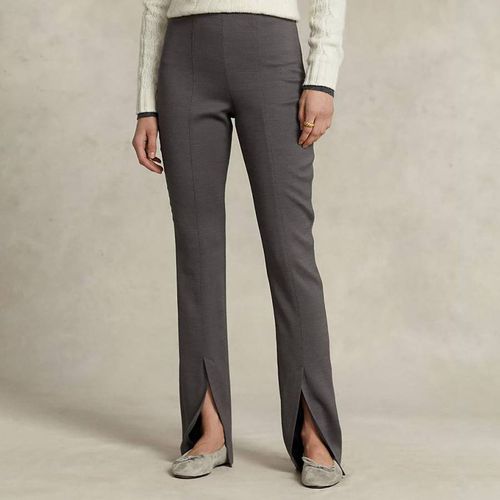 Melange Split Hem Wool Blend Trousers - Polo Ralph Lauren - Modalova