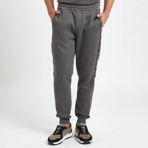 Charcoal Branded Tape Sweatpants - Tommy Hilfiger - Modalova