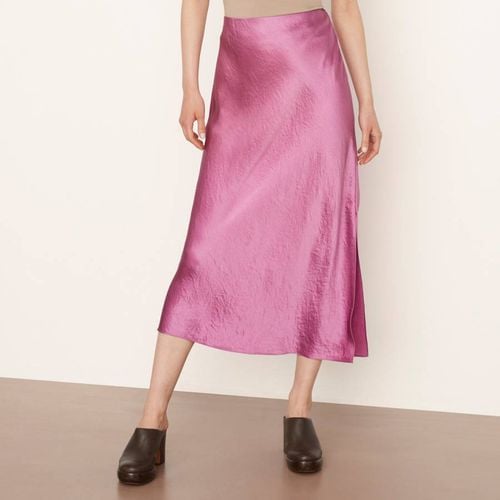 Pink Side Slit Slip Skirt - Vince - Modalova