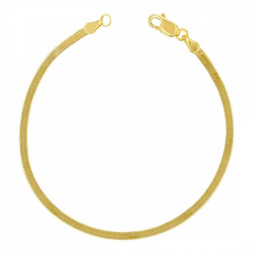 K Gold Flat Link Bracelet - Stephen Oliver - Modalova