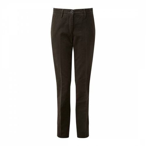 Brown Moleskin Slim Stretch Trousers - SchÃ¶ffel - Modalova