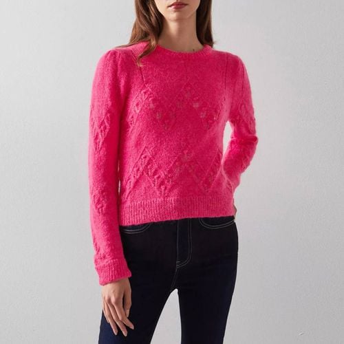 Pink Ebba Wool Blend Jumper - L K Bennett - Modalova