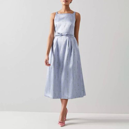 Light Blue Rosaline Midi Dress - L K Bennett - Modalova