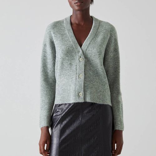 Grey Katharina Wool Blend Cardigan - L K Bennett - Modalova