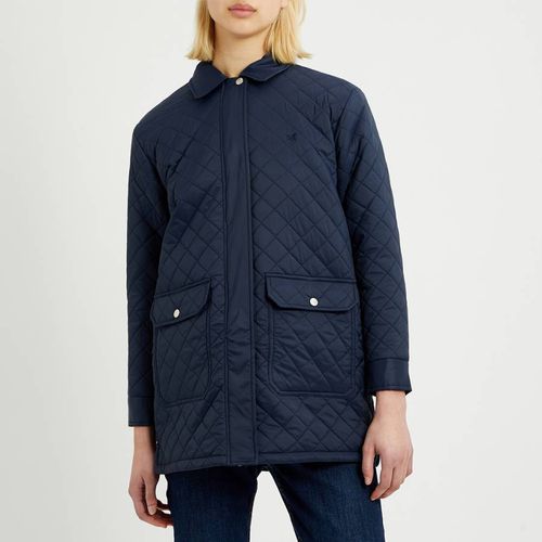 Navy Quilted Country Jacket - Crew Clothing - Modalova