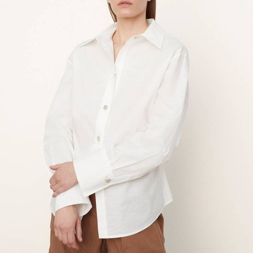 White Tie Back Cotton Shirt - Vince - Modalova