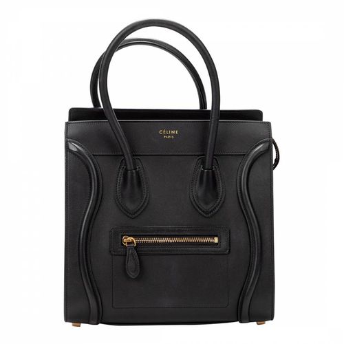 Black Mini Luggage Handbag - Vintage Celine - Modalova