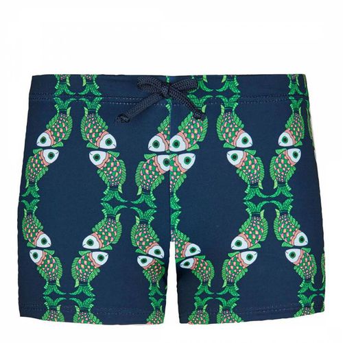 Fish Print Swim Shorts - Vilebrequin - Modalova