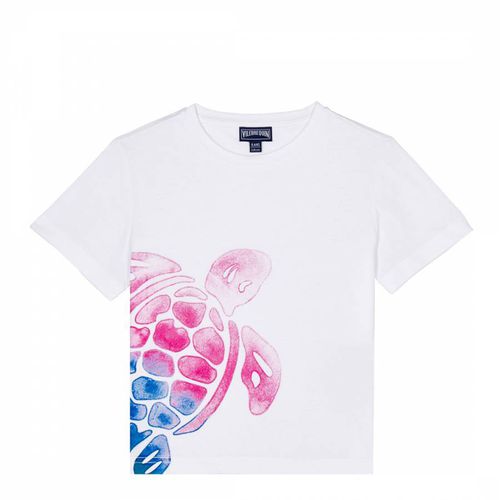 Boy's White Thomy Cotton T-Shirt - Vilebrequin - Modalova