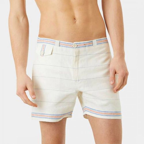 Beige Bahin Bermuda Linen Shorts - Vilebrequin - Modalova
