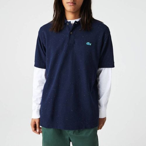 Navy Embroidered Logo Polo Shirt - Lacoste - Modalova