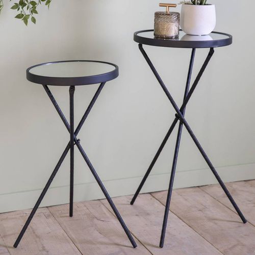 Goshen Sidetable in Black Set of 2 - Gallery Living - Modalova