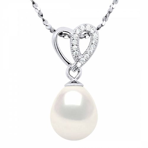 Natural /Diamond Heart Necklace - Manufacture Royale - Modalova