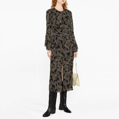 Olive Paisley Printed Midi Dress - Michael Kors - Modalova