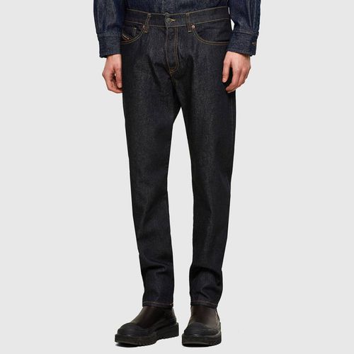 Black D-Fining Tapered Stretch Jeans - Diesel - Modalova