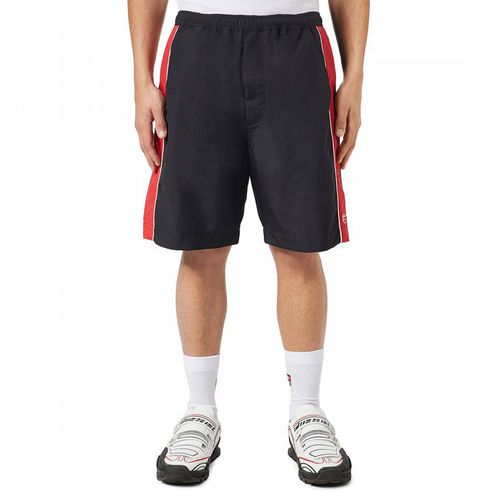 Black Side Stripe Sports Shorts - Diesel - Modalova