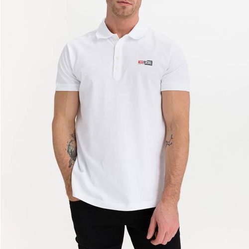 T-Weet-Split Cotton Polo Shirt - Diesel - Modalova