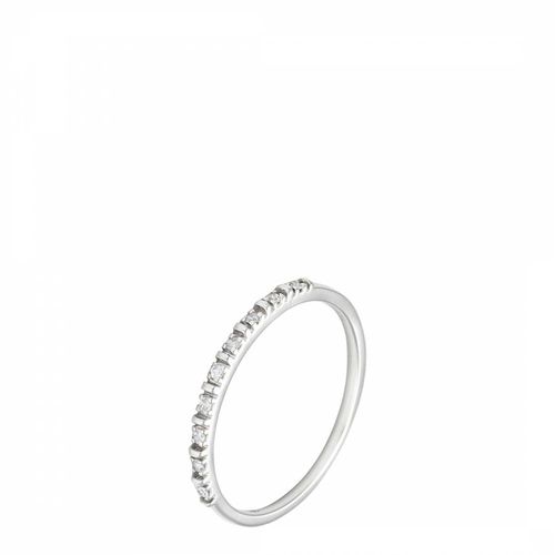 Silver Mini Diamond Ring - Diamond And Co - Modalova