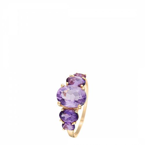 Yellow Gold/Purple Amethyst Ring - Diamond And Co - Modalova